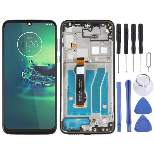 LCD Screen and Digitizer Full Assembly with Frame for Motorola Moto G8 Plus XT2019 XT2019 - 2, For Motorola Moto G8 Plus - ORIWHIZ