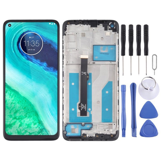 LCD Screen and Digitizer Full Assembly with Frame for Motorola Moto G8 XT2045 - 1, For Motorola Moto G8 - ORIWHIZ