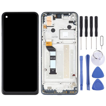 LCD Screen and Digitizer Full Assembly with Frame for Motorola One Action XT2013 - 1 XT2013 - 2 XT2013 - 4, For Motorola One Action - ORIWHIZ