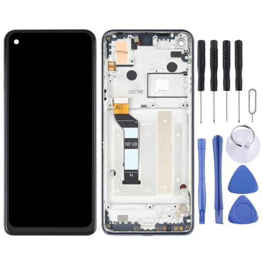 LCD Screen and Digitizer Full Assembly with Frame for Motorola One Action XT2013 - 1 XT2013 - 2 XT2013 - 4, For Motorola One Action - ORIWHIZ
