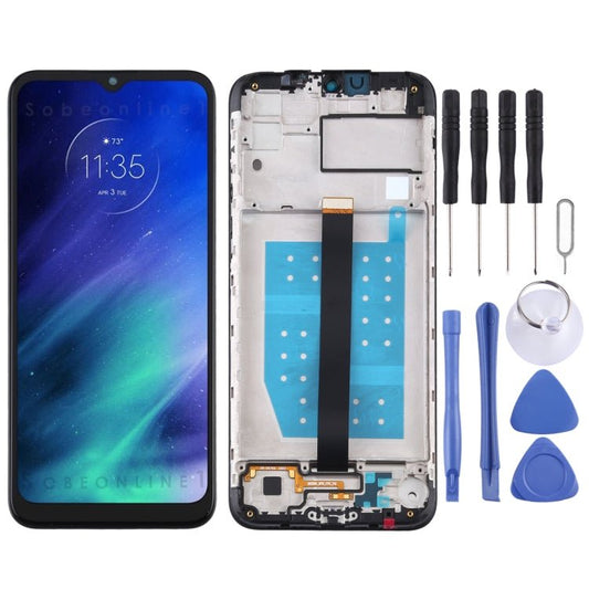 LCD Screen and Digitizer Full Assembly With Frame for Motorola One Fusion, For One Fusion - ORIWHIZ