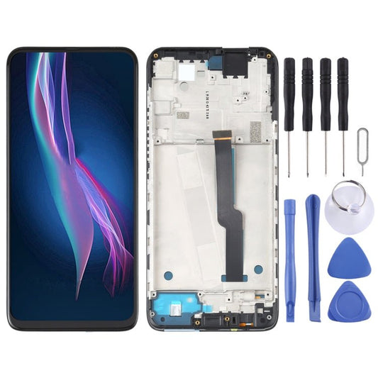 LCD Screen and Digitizer Full Assembly with Frame for Motorola One Fusion+ PAKF0002IN, For Motorola One Fusion+ - ORIWHIZ