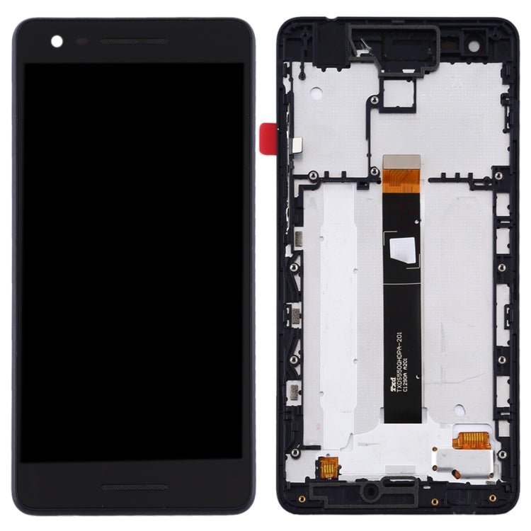 LCD Screen and Digitizer Full Assembly with Frame for Nokia 2.1, For Nokia 2.1 - ORIWHIZ