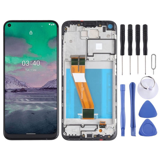 LCD Screen and Digitizer Full Assembly with Frame for Nokia 3.4 / 5.4 TA - 1288 TA - 1285 TA - 1283 TA - 1333 TA - 1340 TA - 1337 TA - 1328 TA - 1325, For Nokia 3.4 / 5.4 - ORIWHIZ