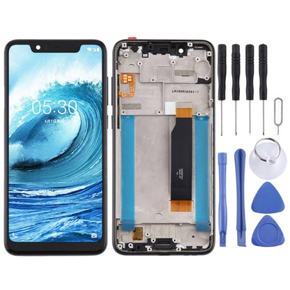 LCD Screen and Digitizer Full Assembly with Frame for Nokia 5.1 Plus / X5 / TA - 1102 TA - 1105 TA - 1108 TA - 1109 TA - 1112 TA - 1120 TA - 1199, For Nokia X5 - ORIWHIZ