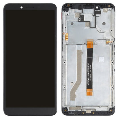 LCD Screen and Digitizer Full Assembly with Frame for Nokia C3, For Nokia C3 - ORIWHIZ