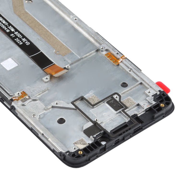 LCD Screen and Digitizer Full Assembly with Frame for Nokia C3, For Nokia C3 - ORIWHIZ