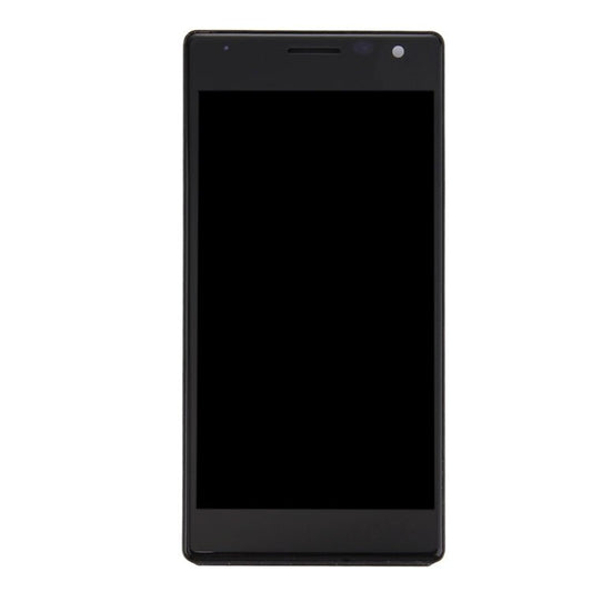 LCD Screen and Digitizer Full Assembly with Frame for Nokia Lumia 735 (Black), For Lumia 735 Black - ORIWHIZ