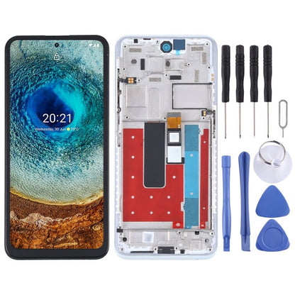 LCD Screen and Digitizer Full Assembly with Frame for Nokia X10 TA - 1350 TA - 1332, For Nokia X10 - ORIWHIZ