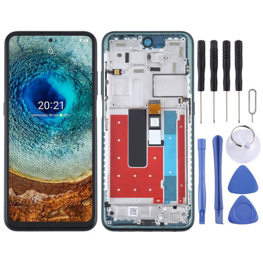 LCD Screen and Digitizer Full Assembly with Frame for Nokia X10 TA - 1350 TA - 1332, For Nokia X10 - ORIWHIZ