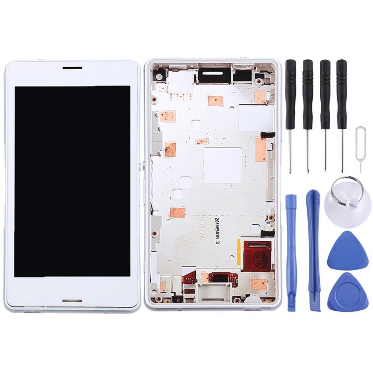 LCD Screen and Digitizer Full Assembly with Frame for Sony Xperia Z3 Mini Compact, For Xperia Z3 Mini Compact OEM, Xperia Z3 Mini Compact, For Xperia Z3 Mini Compact, Xperia Z3 Mini Compact (Green) - ORIWHIZ