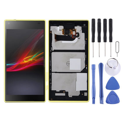 LCD Screen and Digitizer Full Assembly with Frame for Sony Xperia Z5 Compact / E5803 / E5823 / Z5 mini, For Xperia Z5 Compact OEM, Xperia Z5 Compact, Xperia Z5 Compact (Yellow) - ORIWHIZ