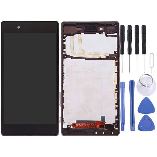 LCD Screen and Digitizer Full Assembly with Frame for Sony Xperia Z5, For Xperia Z5 OEM - ORIWHIZ