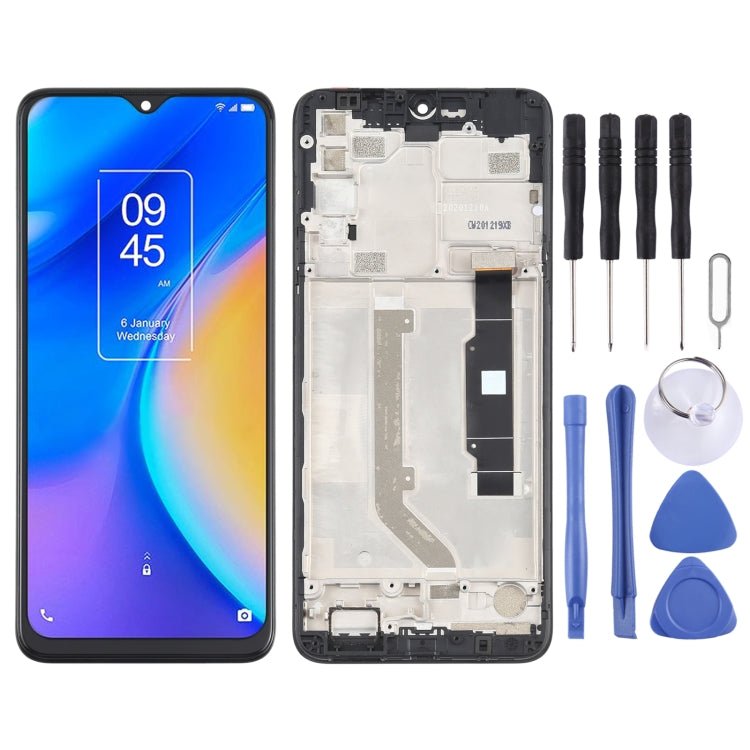 LCD Screen and Digitizer Full Assembly with Frame for TCL 20 SE T761H, For TCL 20 SE - ORIWHIZ