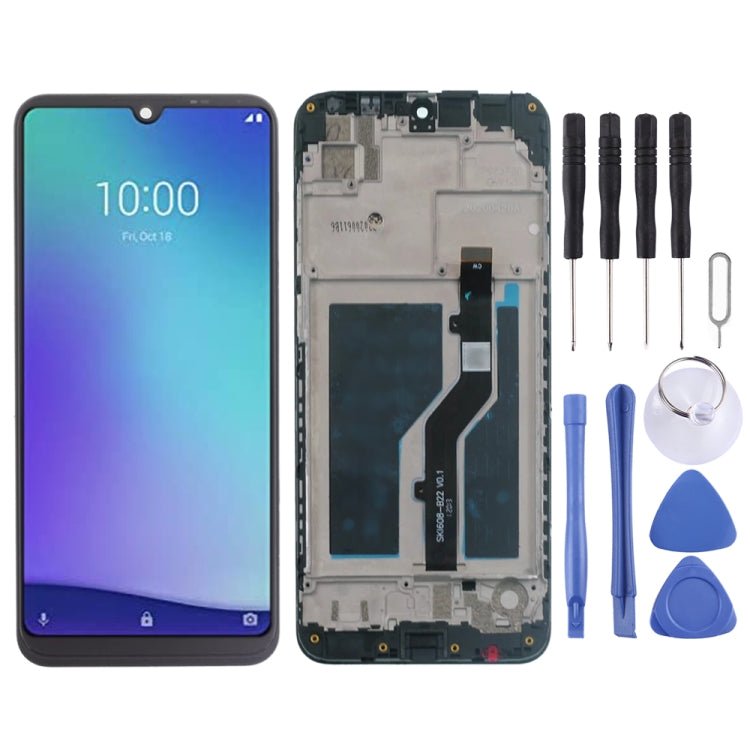 LCD Screen and Digitizer Full Assembly with Frame for ZTE Blade A5 2020, For ZTE Blade A5 2020 - ORIWHIZ