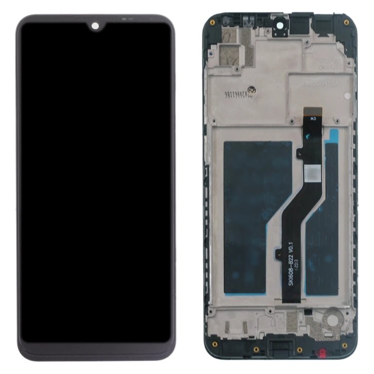 LCD Screen and Digitizer Full Assembly with Frame for ZTE Blade A5 2020, For ZTE Blade A5 2020 - ORIWHIZ