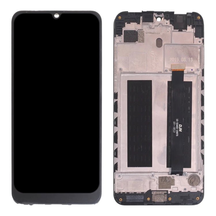 LCD Screen and Digitizer Full Assembly with Frame for ZTE Blade V10, For ZTE Blade V10 - ORIWHIZ