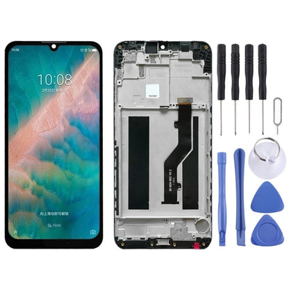 LCD Screen and Digitizer Full Assembly with Frame for ZTE Blade V10 Vita, For ZTE Blade V10 Vita - ORIWHIZ