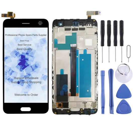 LCD Screen and Digitizer Full Assembly with Frame For ZTE Blade V8 BV0800, For ZTE Blade V8 - ORIWHIZ