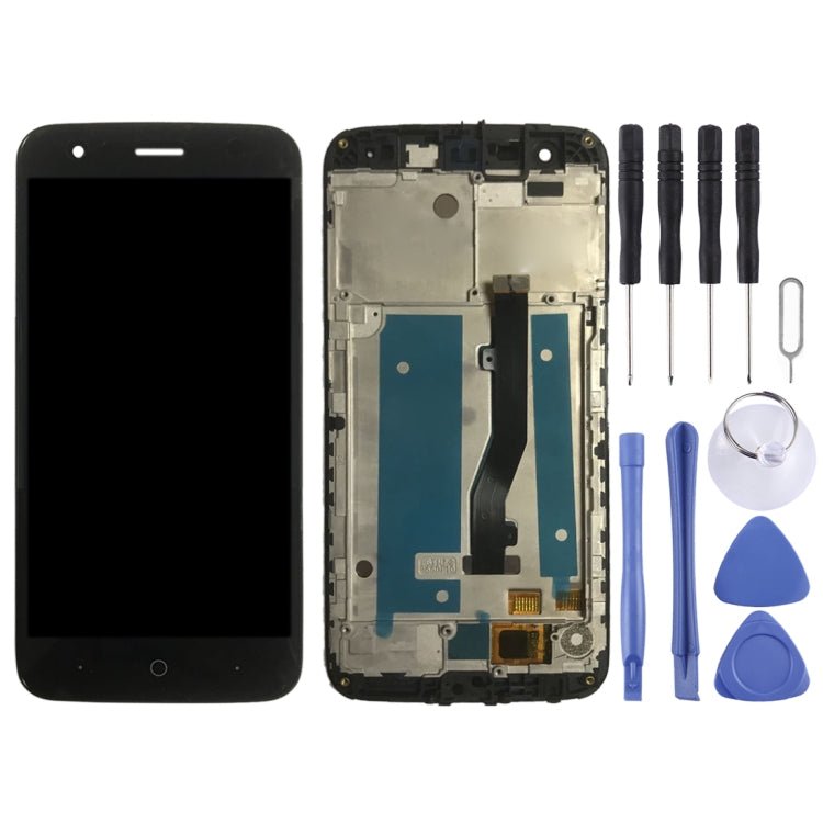 LCD Screen and Digitizer Full Assembly with Frame for ZTE Blade V8 Lite, For ZTE Blade V8 Lite - ORIWHIZ