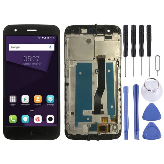 LCD Screen and Digitizer Full Assembly with Frame for ZTE Blade V8 Lite, For ZTE Blade V8 Lite - ORIWHIZ