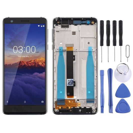 LCD Screen and Digitizer Full Assembly with Frame & Side Keys for Nokia 3.1 TA - 1049 TA - 1057 TA - 1063 TA - 1070, For Nokia 3.1 - ORIWHIZ