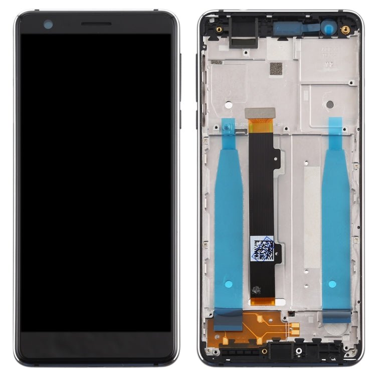 LCD Screen and Digitizer Full Assembly with Frame & Side Keys for Nokia 3.1 TA - 1049 TA - 1057 TA - 1063 TA - 1070, For Nokia 3.1 - ORIWHIZ