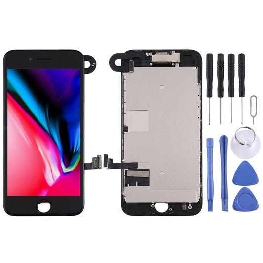 LCD Screen include Front Camera for iPhone 8, i8 White with Front Camera, i8 Black with Front Camera - ORIWHIZ