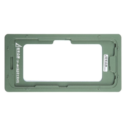 قالب ثابت لمعايرة عدسة الزجاج الخارجي لشاشة LCD، لهاتف iPhone 15 Pro Max، لهاتف iPhone 15 Pro، لهاتف iPhone 15 Plus، لهاتف iPhone 15، لهاتف iPhone 12 Pro / 12 - ORIWHIZ