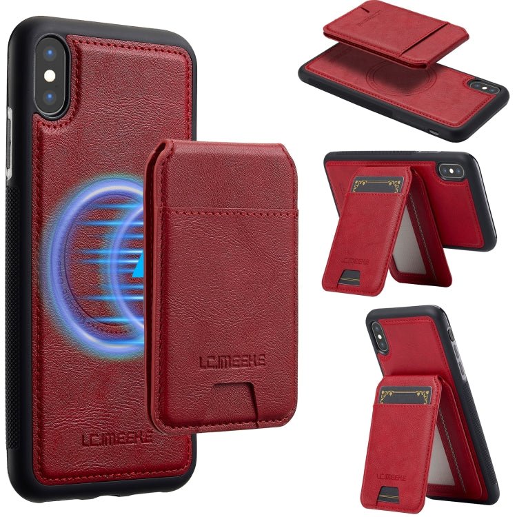 LC.IMEEKE L3 Series Detachable RFID Card Bag Magsafe Phone Case, For iPhone XS Max, For iPhone 8 Plus / 7 Plus - ORIWHIZApple AccessoriesLC.IMEEKEMore iPhone Cases