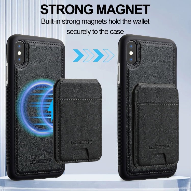 LC.IMEEKE L3 Series Detachable RFID Card Bag Magsafe Phone Case, For iPhone XS Max, For iPhone 8 Plus / 7 Plus - ORIWHIZApple AccessoriesLC.IMEEKEMore iPhone Cases