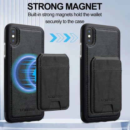 LC.IMEEKE L3 Series Detachable RFID Card Bag Magsafe Phone Case, For iPhone XS Max, For iPhone 8 Plus / 7 Plus - ORIWHIZApple AccessoriesLC.IMEEKEMore iPhone Cases