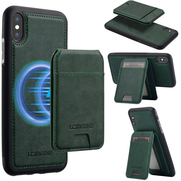 LC.IMEEKE L3 Series Detachable RFID Card Bag Magsafe Phone Case, For iPhone XS Max, For iPhone 8 Plus / 7 Plus - ORIWHIZApple AccessoriesLC.IMEEKEMore iPhone Cases