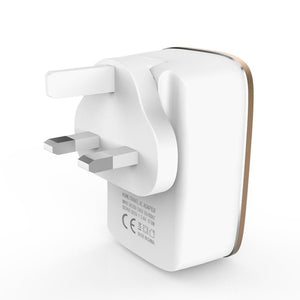 LDNIO A3304 17W 3 USB Interfaces Travel Charger Mobile Phone Charger,, US Plug, EU Plug, UK Plug, AU Plug - ORIWHIZ