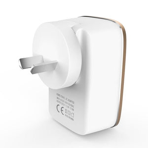 LDNIO A3304 17W 3 USB Interfaces Travel Charger Mobile Phone Charger,, US Plug, EU Plug, UK Plug, AU Plug - ORIWHIZ