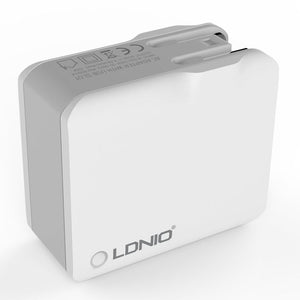 LDNIO A4403 4.4A 4 x USB Ports Smart Travel Charger, EU Plug, SAS5293AU, SAS5293EU, SAS5293UK, SAS5293US - ORIWHIZ