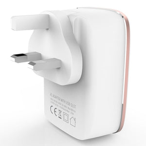 LDNIO A4404 4.4A 4 x USB Ports Smart Travel Charger, EU Plug, SAS5794EU, SAS5794UK, SAS5794US - ORIWHIZ