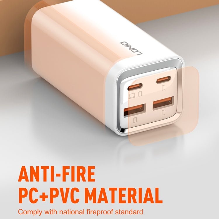 LDNIO A4610C PD65W Dual USB - C / Type - C + Dual USB Fast Charger, Cable Length: 1.5m, EU Plug·, A4610C (UK Plug), US Plug - ORIWHIZ