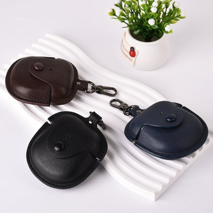Leather TWS Earphone Protective Case with Hook, For Bose QuietComfort Earbuds II - ORIWHIZ