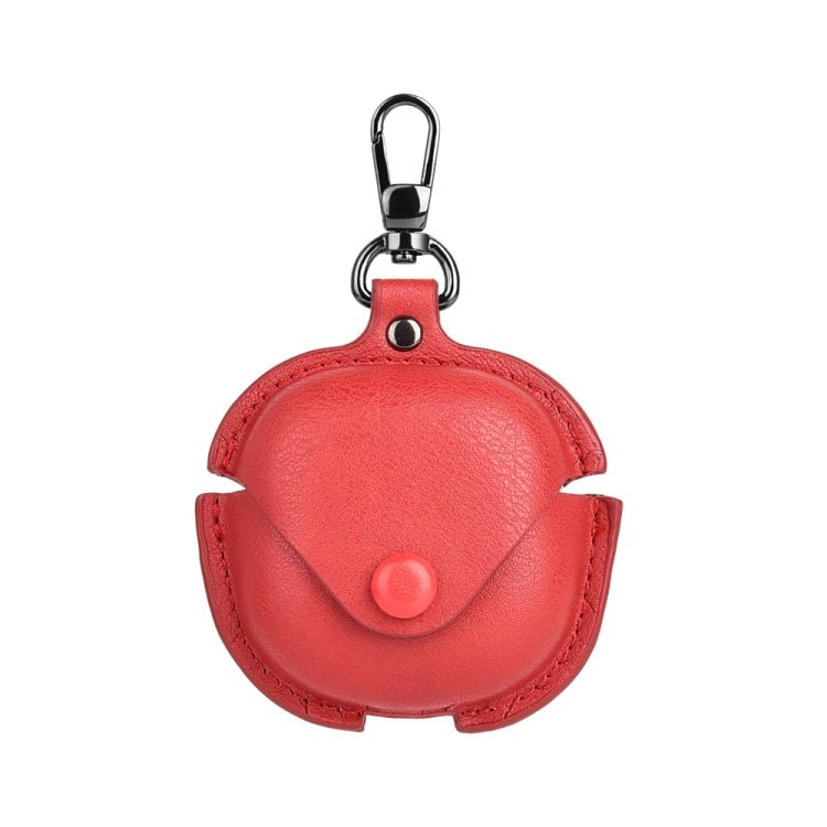 Leather TWS Earphone Protective Case with Hook, For Samsung Galaxy Buds Live / Pro - ORIWHIZ