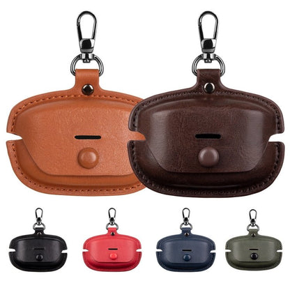 Leather TWS Earphone Protective Case with Hook, For Sony WF - 1000XM4 - ORIWHIZ