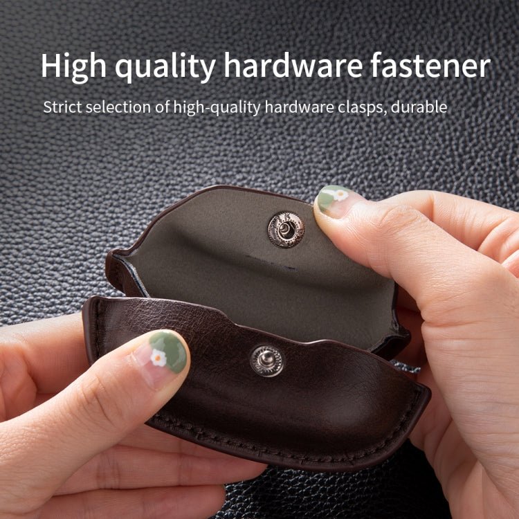 Leather TWS Earphone Protective Case with Hook, For Sony WF - 1000XM4 - ORIWHIZ
