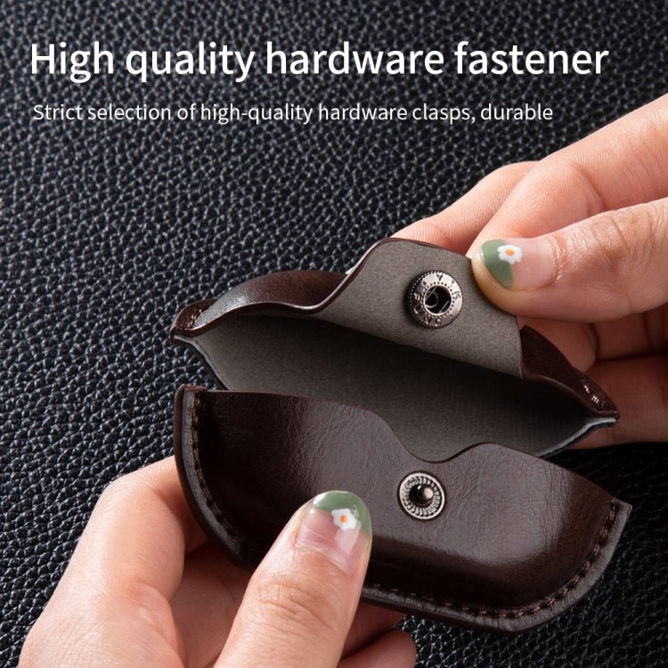 Leather TWS Earphone Protective Case with Hook, For Sony WF - 1000XM5 - ORIWHIZ