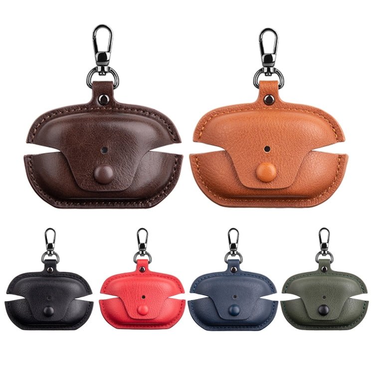Leather TWS Earphone Protective Case with Hook, For Sony WF - 1000XM5 - ORIWHIZ