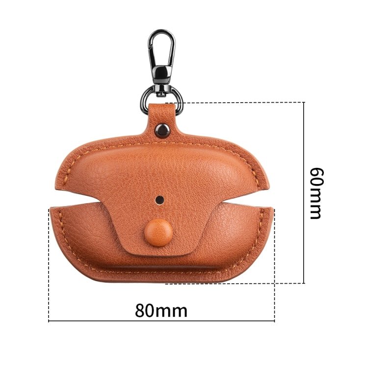 Leather TWS Earphone Protective Case with Hook, For Sony WF - 1000XM5 - ORIWHIZ