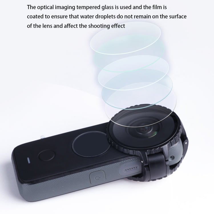 Lens Guard Protective Glass Cover for Insta360 One X2, For Insta360 One X2 - ORIWHIZDJI & Insta360 AccessoriesInsta360 X SeriesProtection & Cases