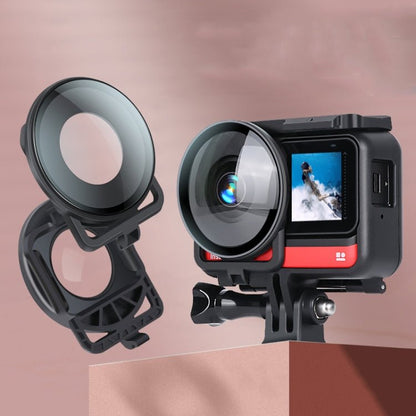Lens Guard Protective Glass Cover for Insta360one R Panoramic Camera with Frame, For Insta360 One R - ORIWHIZDJI & Insta360 AccessoriesOther Insta360 Accessories