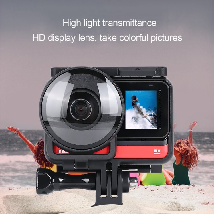 Lens Guard Protective Glass Cover for Insta360one R Panoramic Camera with Frame, For Insta360 One R - ORIWHIZDJI & Insta360 AccessoriesOther Insta360 Accessories