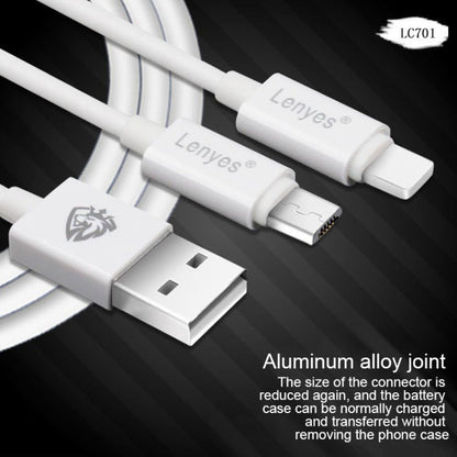 Lenyes LC701 1.5m 2.4A Output USB to Micro USB PVC Data Sync Fast Charging Cable, 1.5m Micro USB - ORIWHIZ