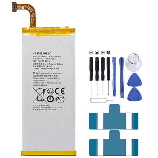 Li - Polymer Battery Replacement, HB3742A0EBC, HB496183ECW, HB396481ECW, HB555591EEW, HB3543B4EBW, HB396693ECW, HB426389EEW, HB476589ECW, HB596074EEW, HB536378EEW, HB526488EEW - ORIWHIZ